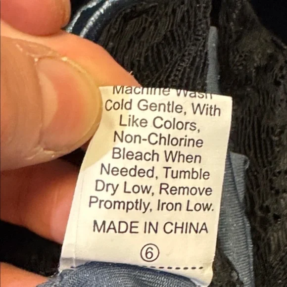 Blue Lace Velvet Off Shoulder Dress S NWT - Picture 8 of 8